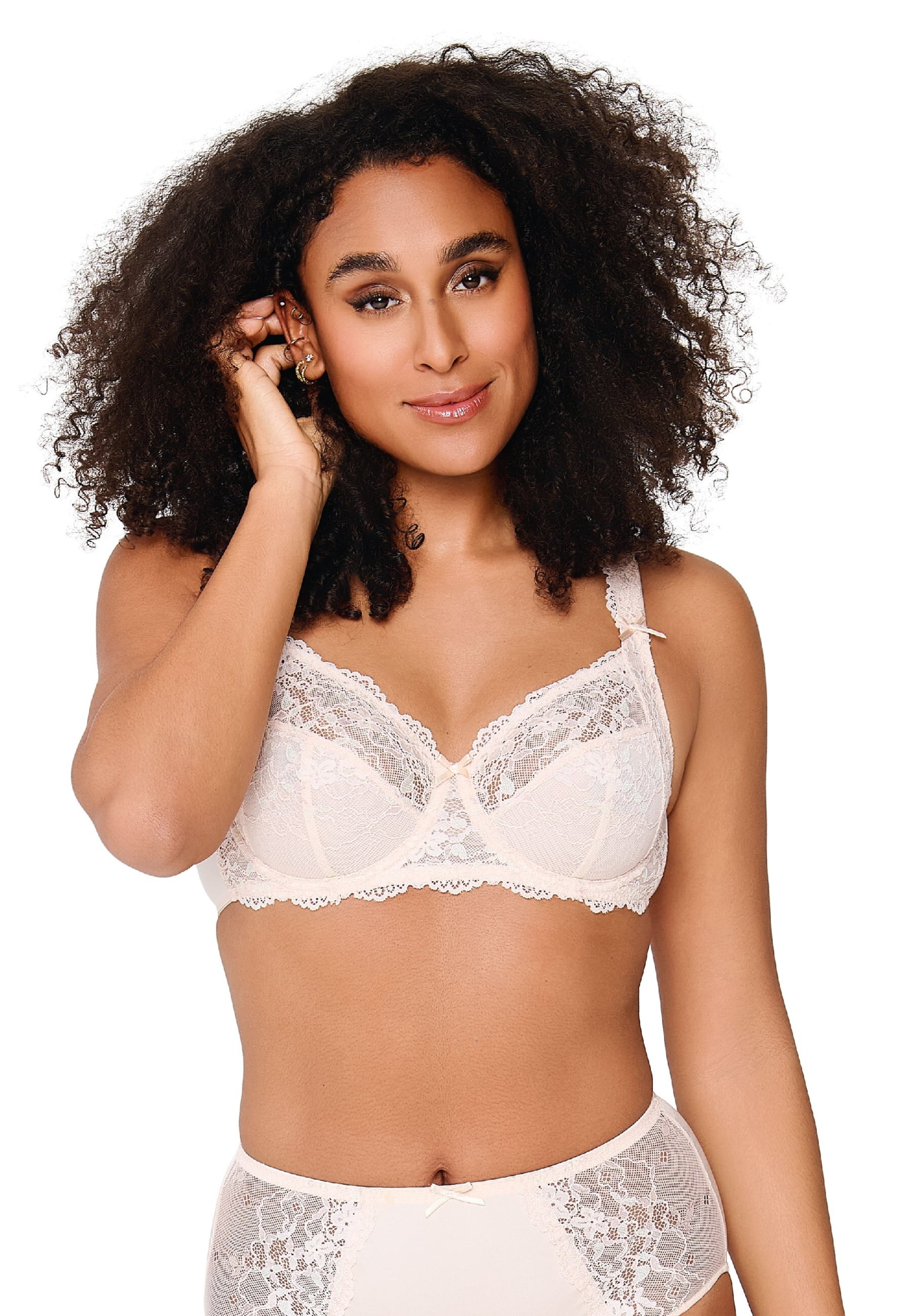 Minimizer Reggiseno 'Daily' di LingaDore in arancione: frontale