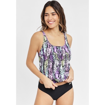 LASCANA T-Shirt Tankini in Schwarz