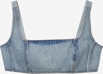 Haut Pull&Bear en bleu : devant