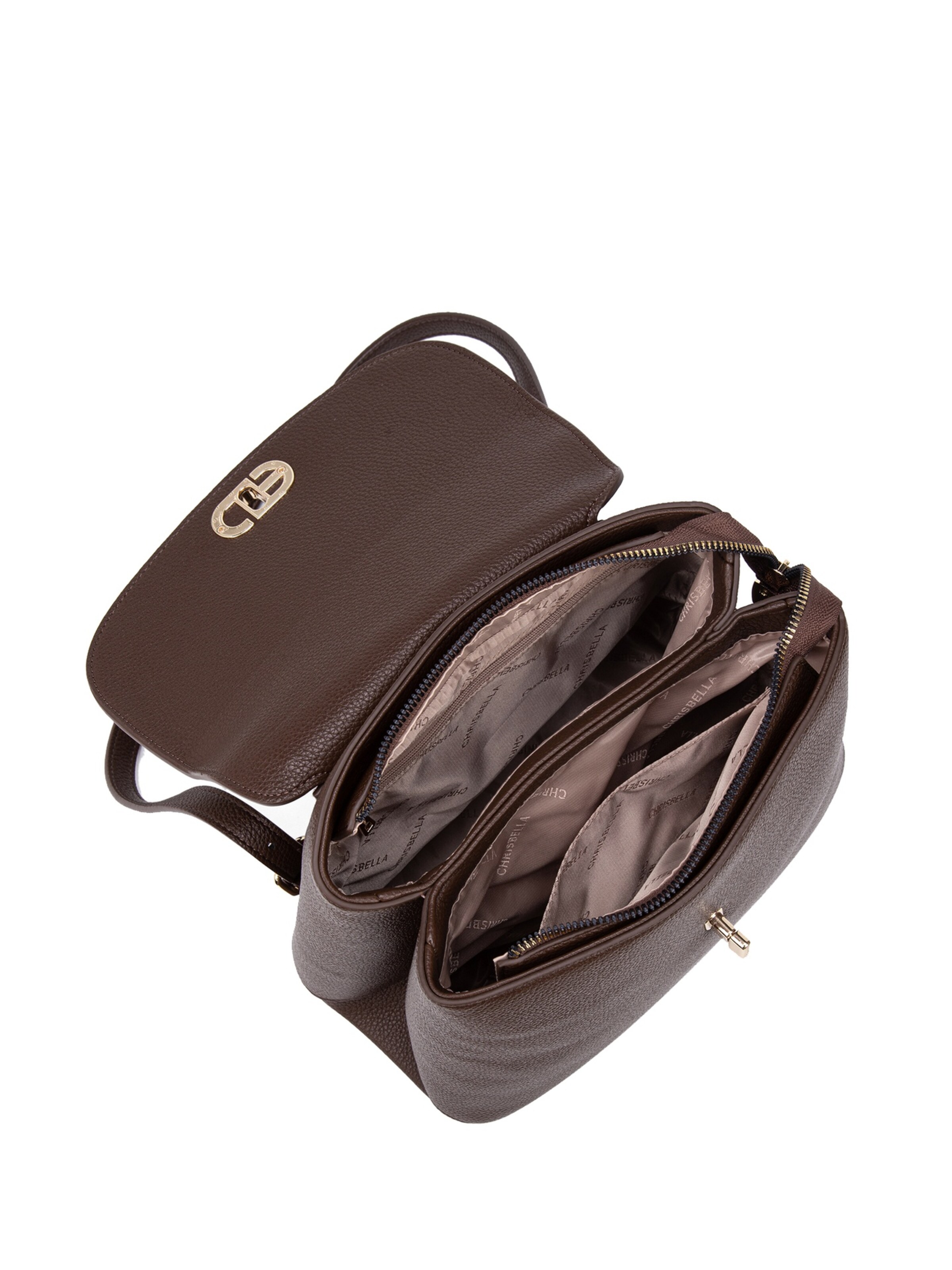 Chrisbella Backpack 'Viviana Ultra' in Brown