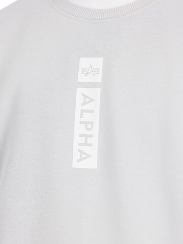 ALPHA INDUSTRIES Sweatshirt 'RP'‌‌‌‌‌‌‌‌ in Grau