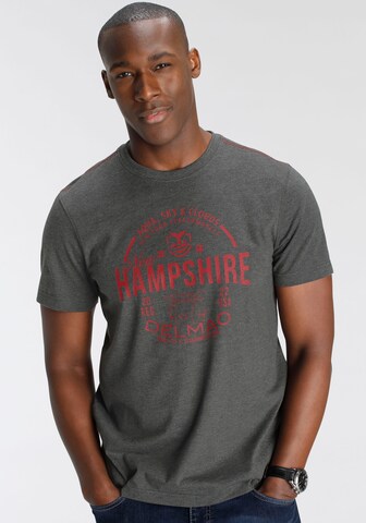 DELMAO T-Shirt in Grau: Vorderseite