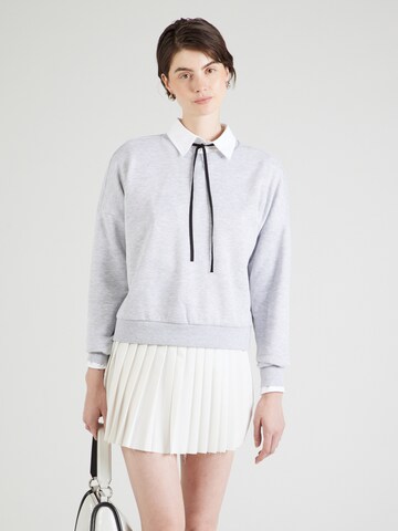 Sweat-shirt 'ONLFAVE' ONLY en gris : devant