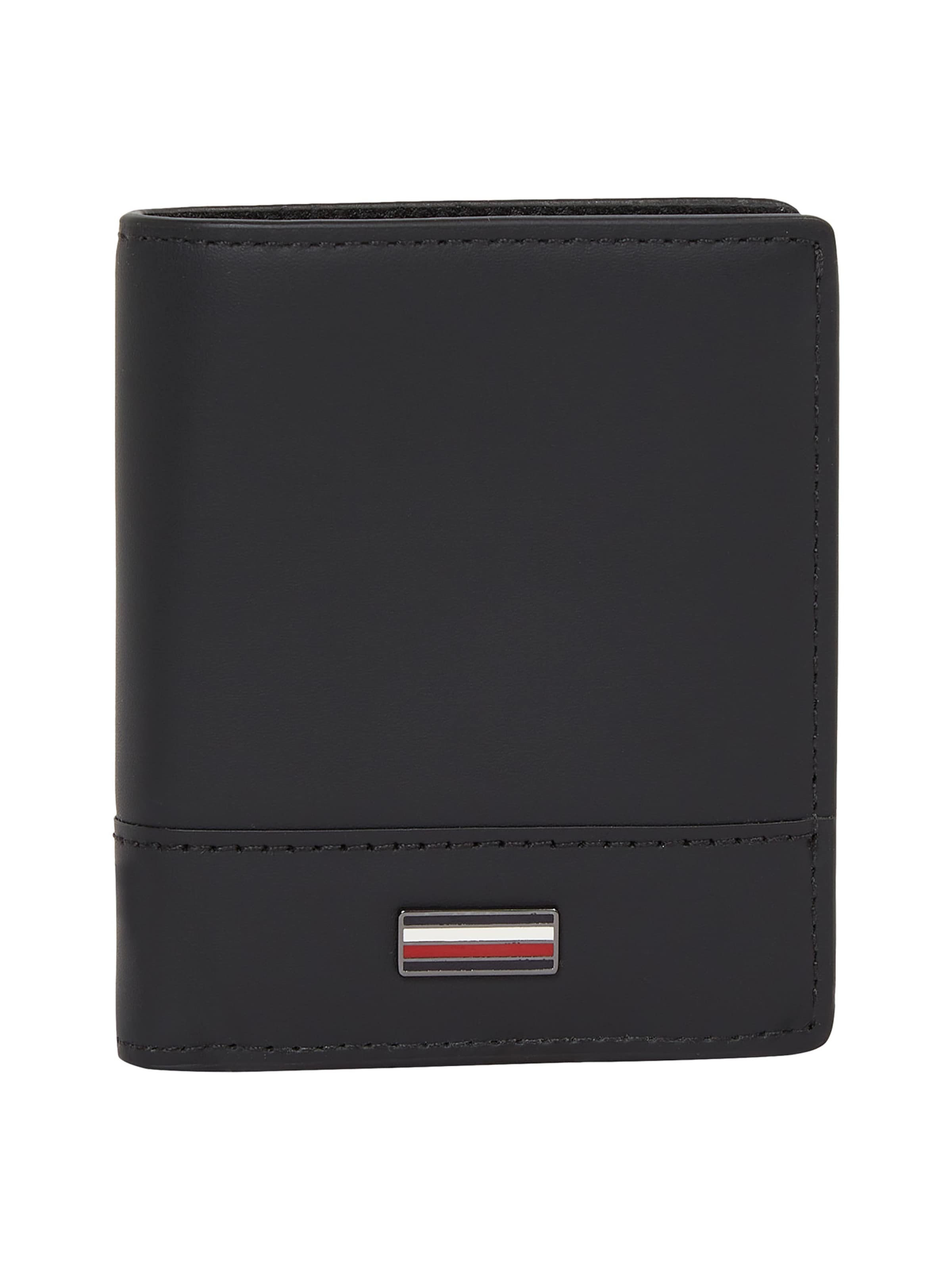 TOMMY HILFIGER Peněženka 'CORP TRIFOLD' – černá: přední strana