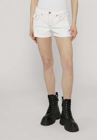 True Religion Regular Shorts 'Jennie' in Weiß: Vorderseite
