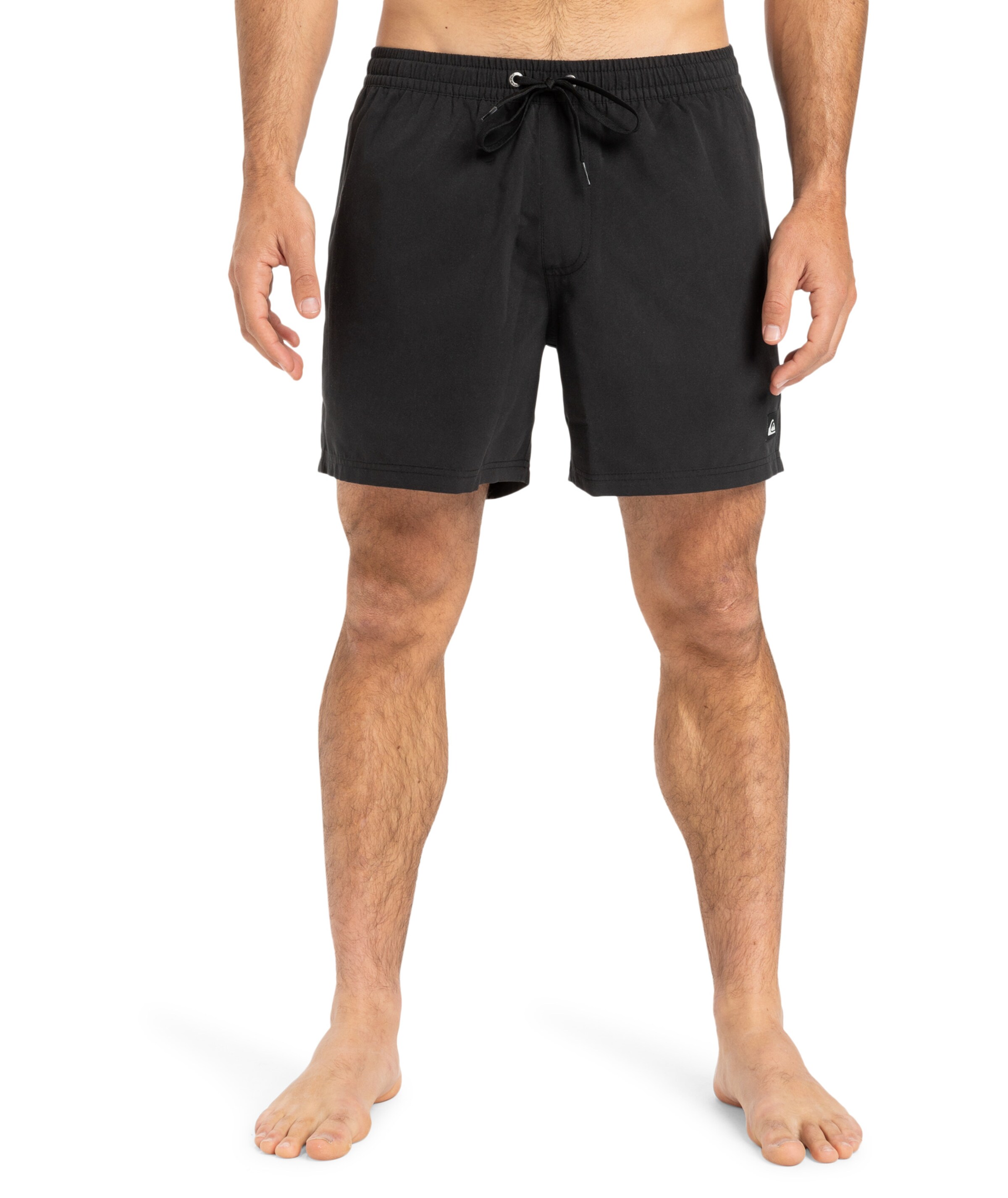 QUIKSILVER Regular Board Shorts 'Solid 15' in Black: front