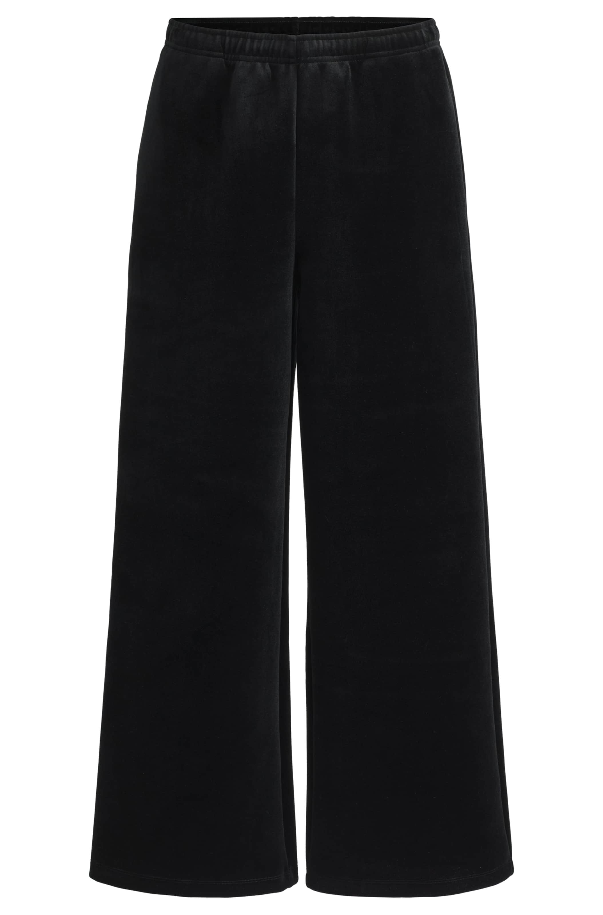 Wide leg Pantaloni 'Narialina' di HUGO in nero: frontale