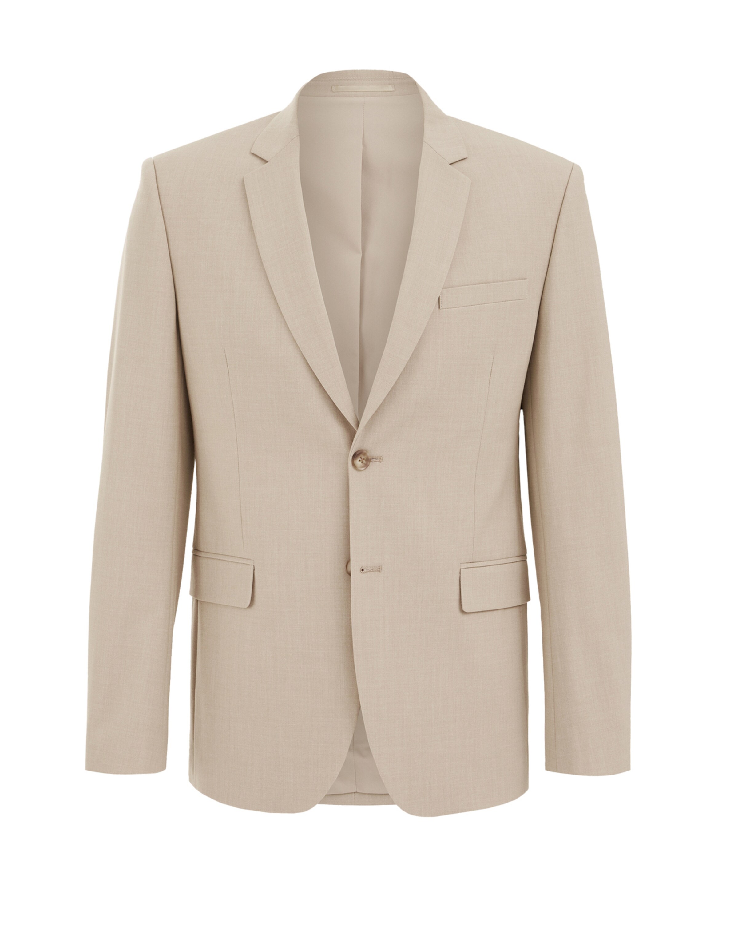 WE Fashion Slim fit Blazer in Beige: front