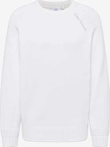 Carlo Colucci Trui 'Divina' in Wit: voorkant