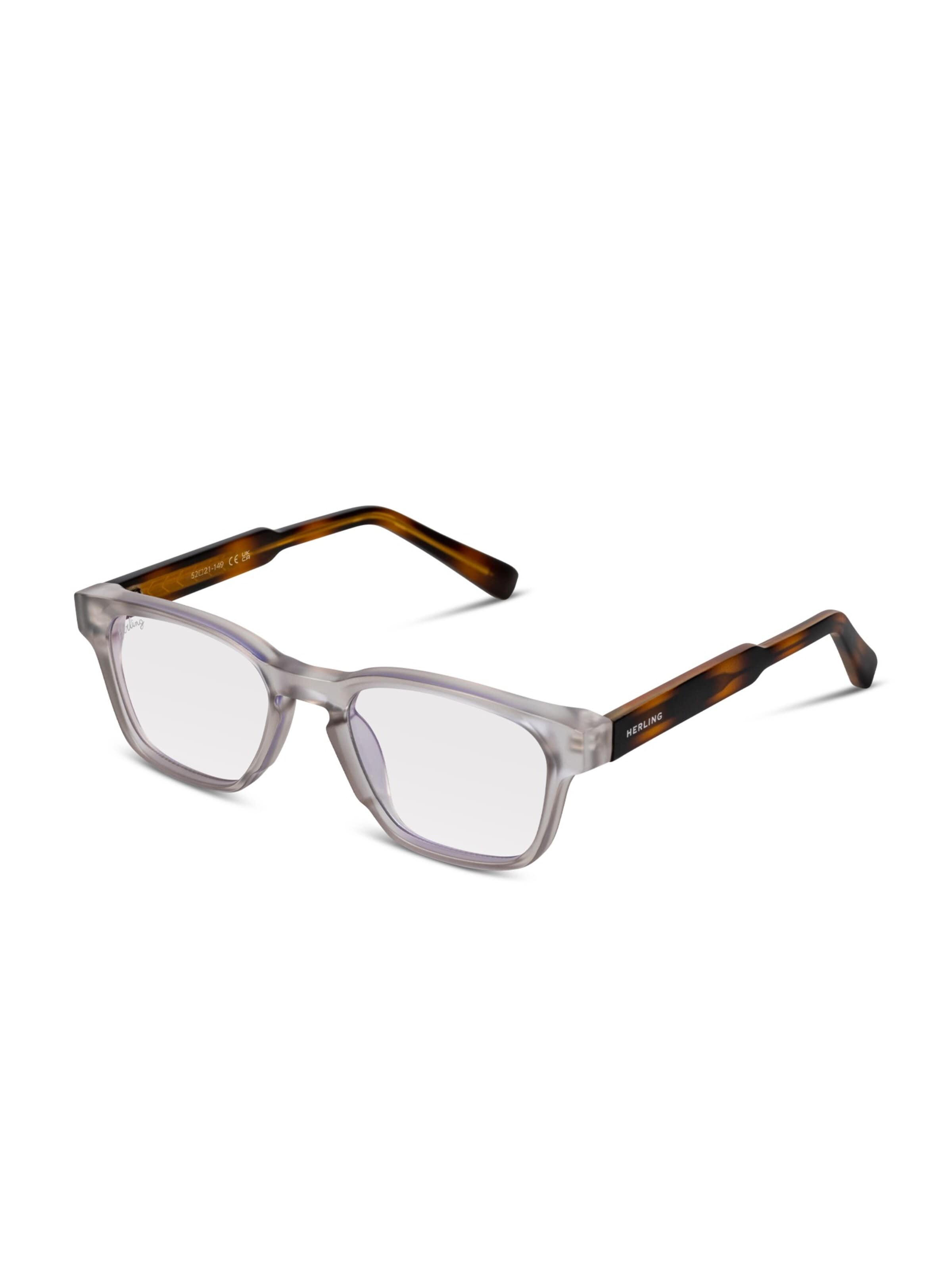 Herling Glasses 'Thayer Blue Light' in Brown: front