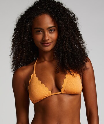 Hunkemöller Triangel Bikinitop in Orange: predná strana