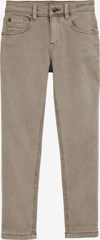 WE Fashion Slimfit Farkut värissä ruskea: etupuoli