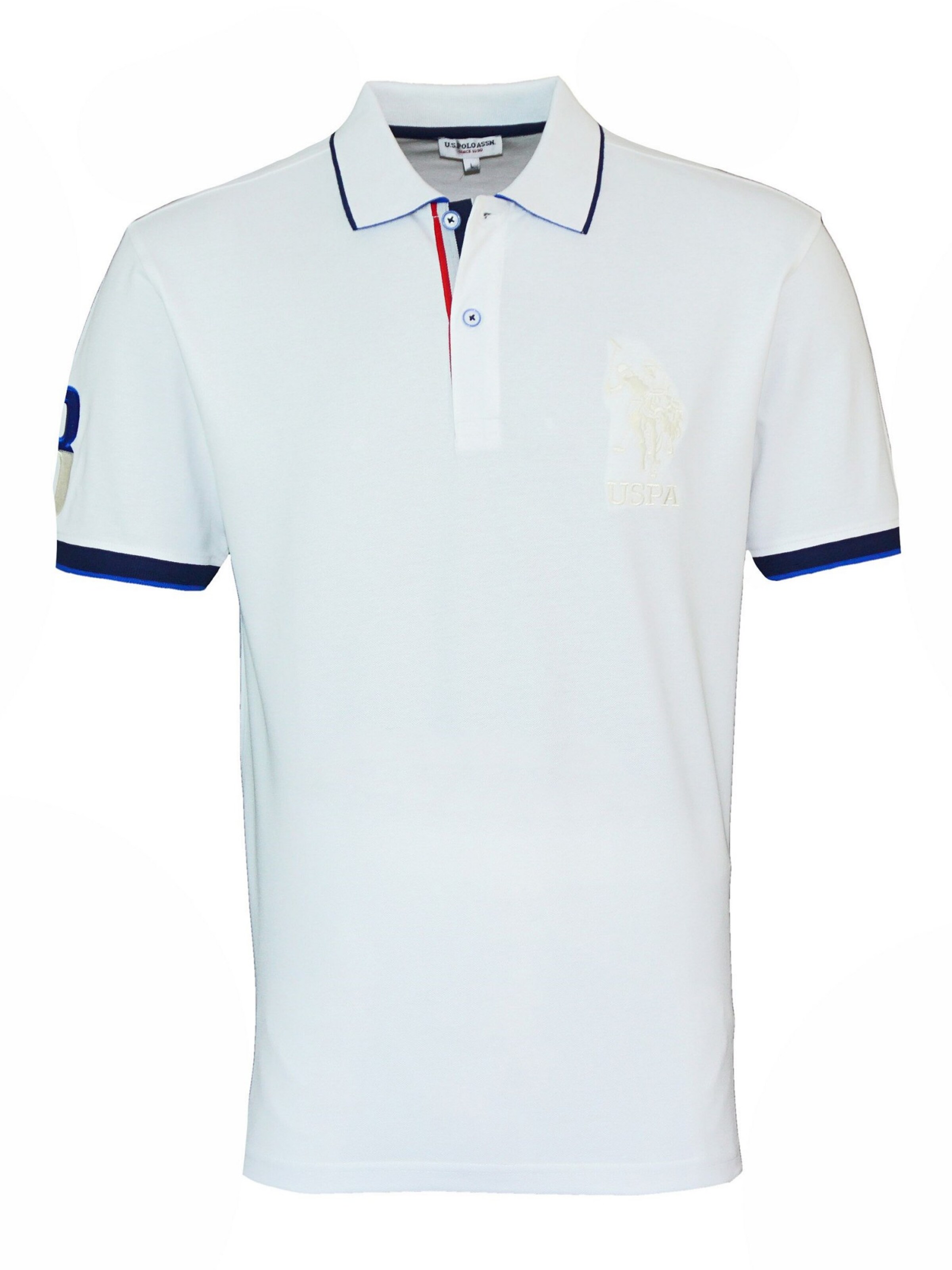 Maglietta 'Pros' di U.S. POLO ASSN. in bianco: frontale