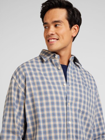 NN07 Regular fit Button Up Shirt 'Deon 5465' in Blue
