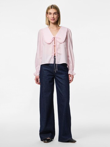 PIECES Bluse i pink