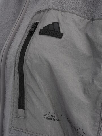 ADIDAS SPORTSWEAR Funktionsfleecejacke 'City Escape' in Grau