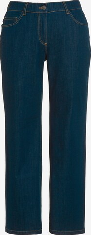 Ulla Popken Regular Jeans 'Mary'  (GOTS) in Blau: predná strana