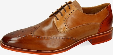 MELVIN & HAMILTON Lace-Up Shoes 'Jeff' in Brown: front