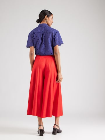 King Louie Široke hlačnice Hlače 'Dallas' | rdeča barva