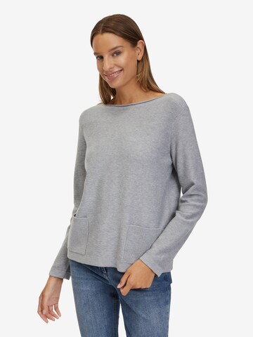 Betty Barclay Sweater in Grey: front