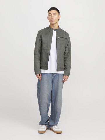 JACK & JONES Between-Season Jacket 'JJEDylan' in Grey