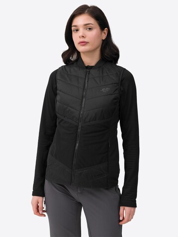 Gilet di 4F in nero: frontale