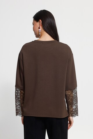 ICHI Shirt 'KAIWA' in Brown