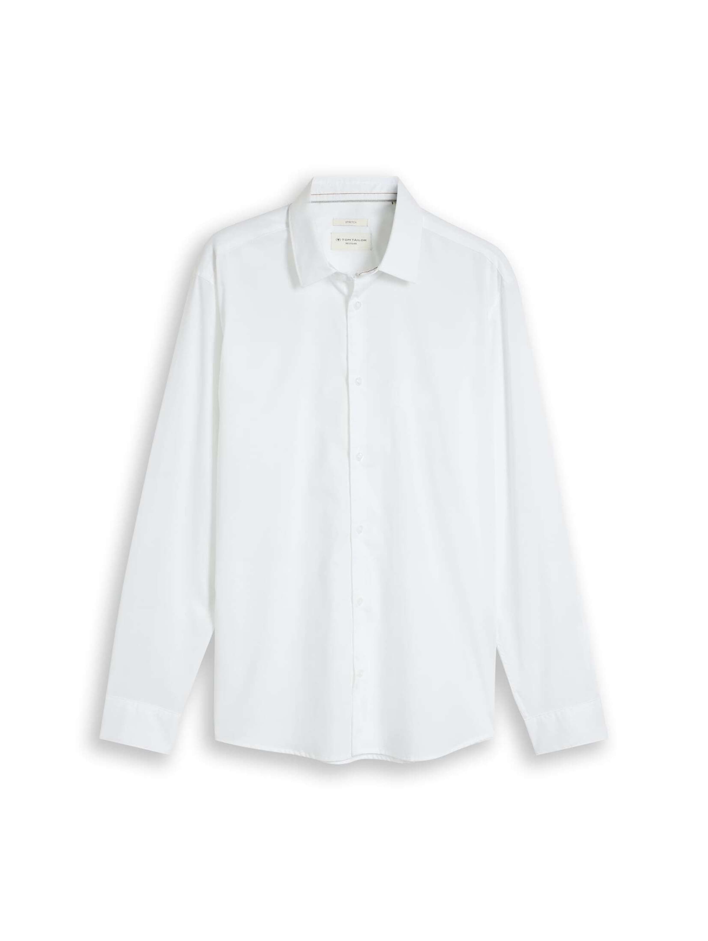 TOM TAILOR Business shirt in 45-46 in White, Item view