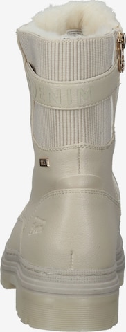 TOM TAILOR Schnürstiefelette in Beige