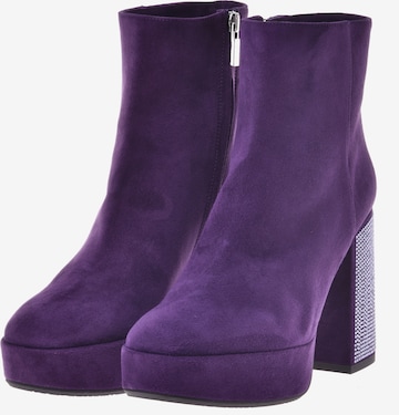 Baldinini Ankle Boots 'Heeled' in Purple