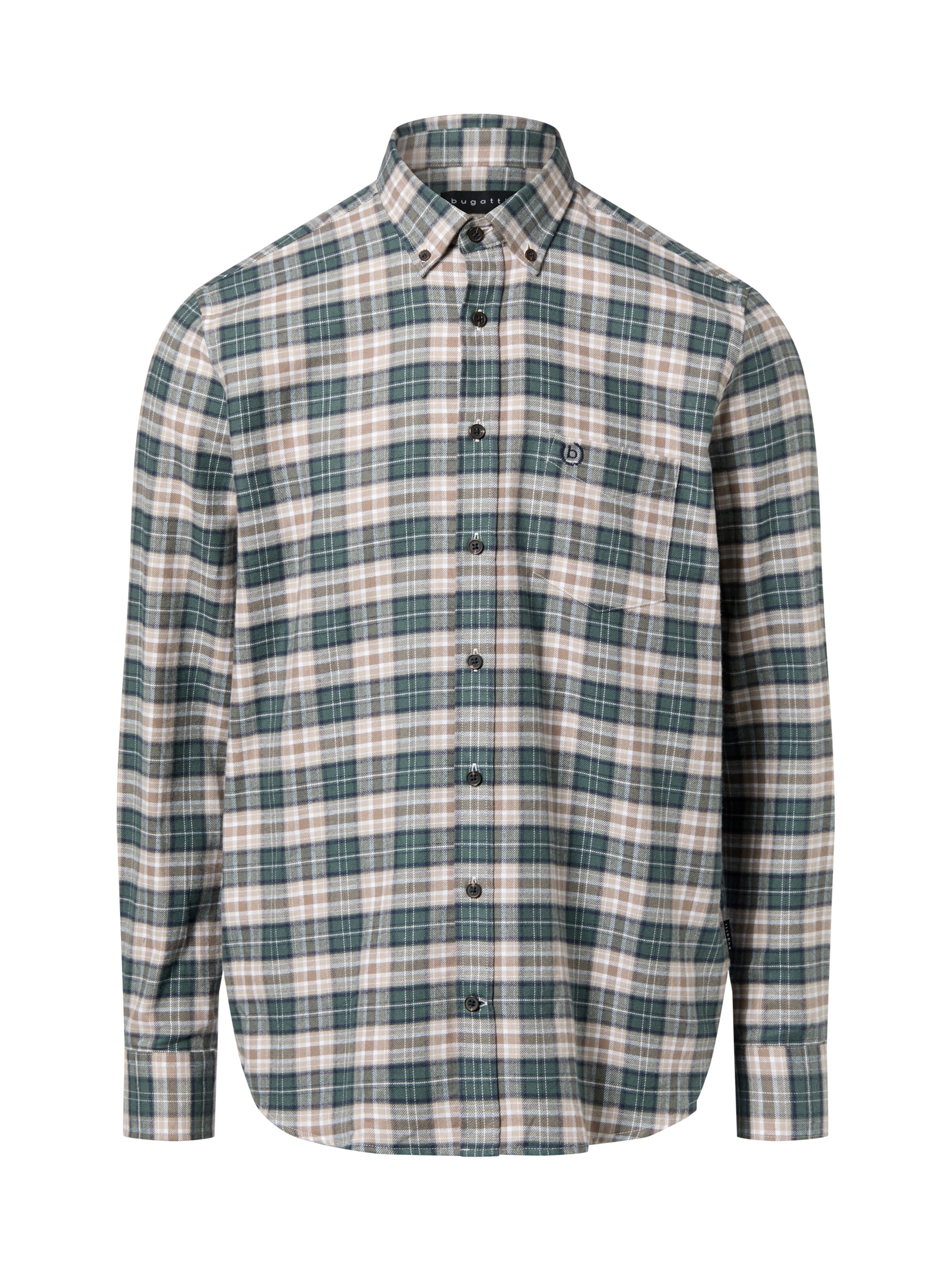 bugatti Button Up Shirt in Green: front