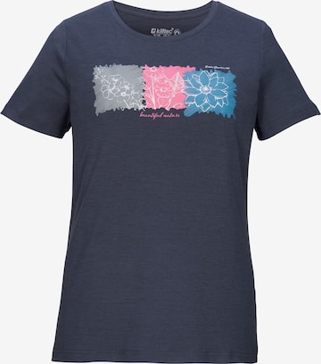 KILLTEC Performance Shirt in Blue: front