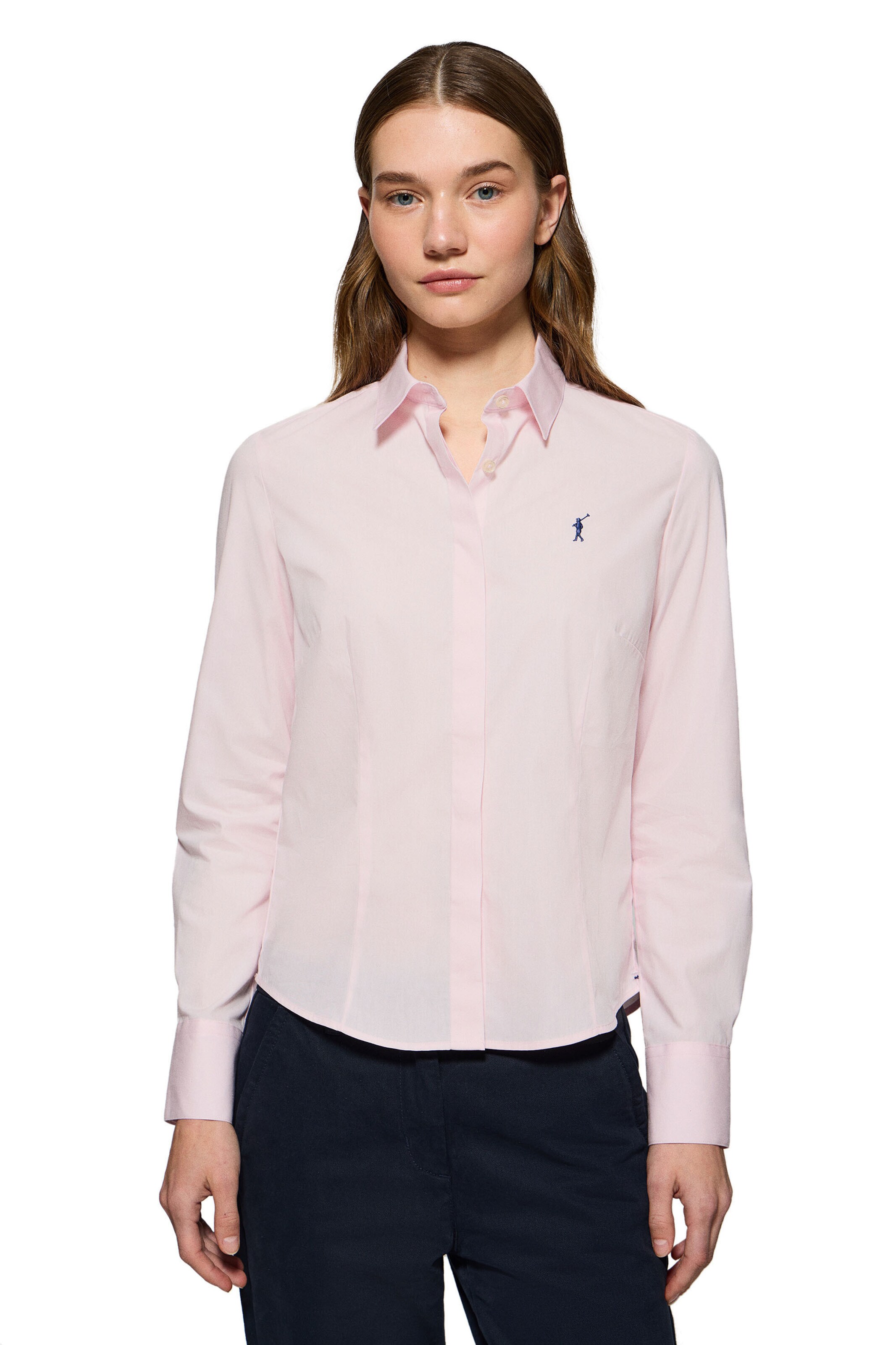 Polo Club Bluse in Pink: Vorderseite