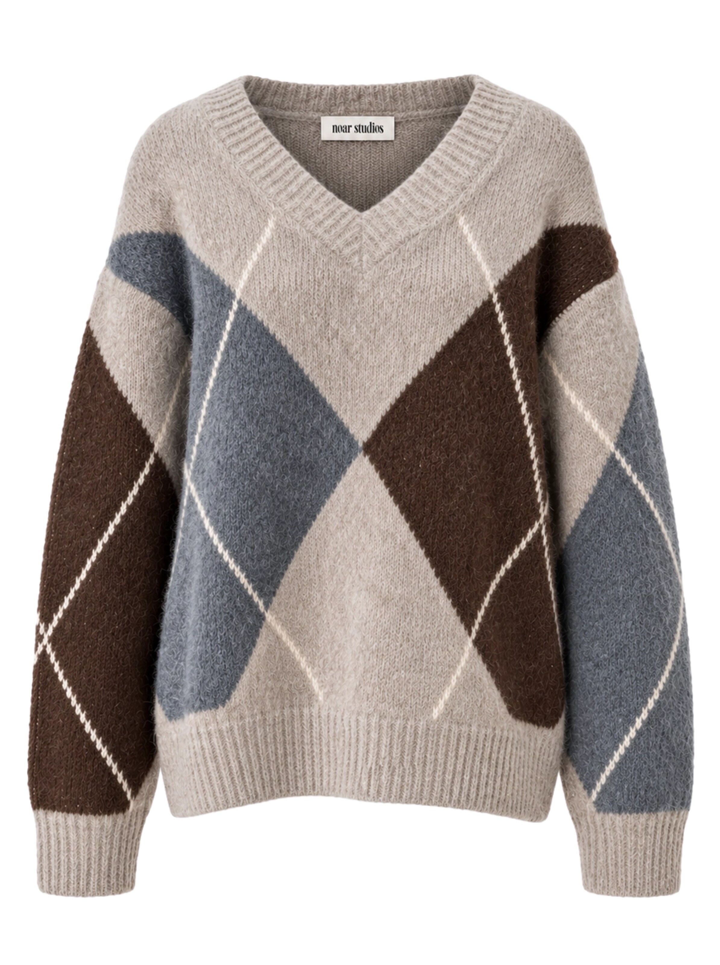 noar studios Pullover in Beige: Vorderseite