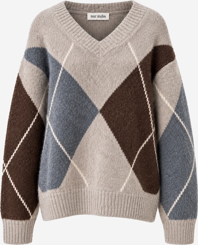 noar studios Sweater in XS in Beige / Brown / Grey, Item view