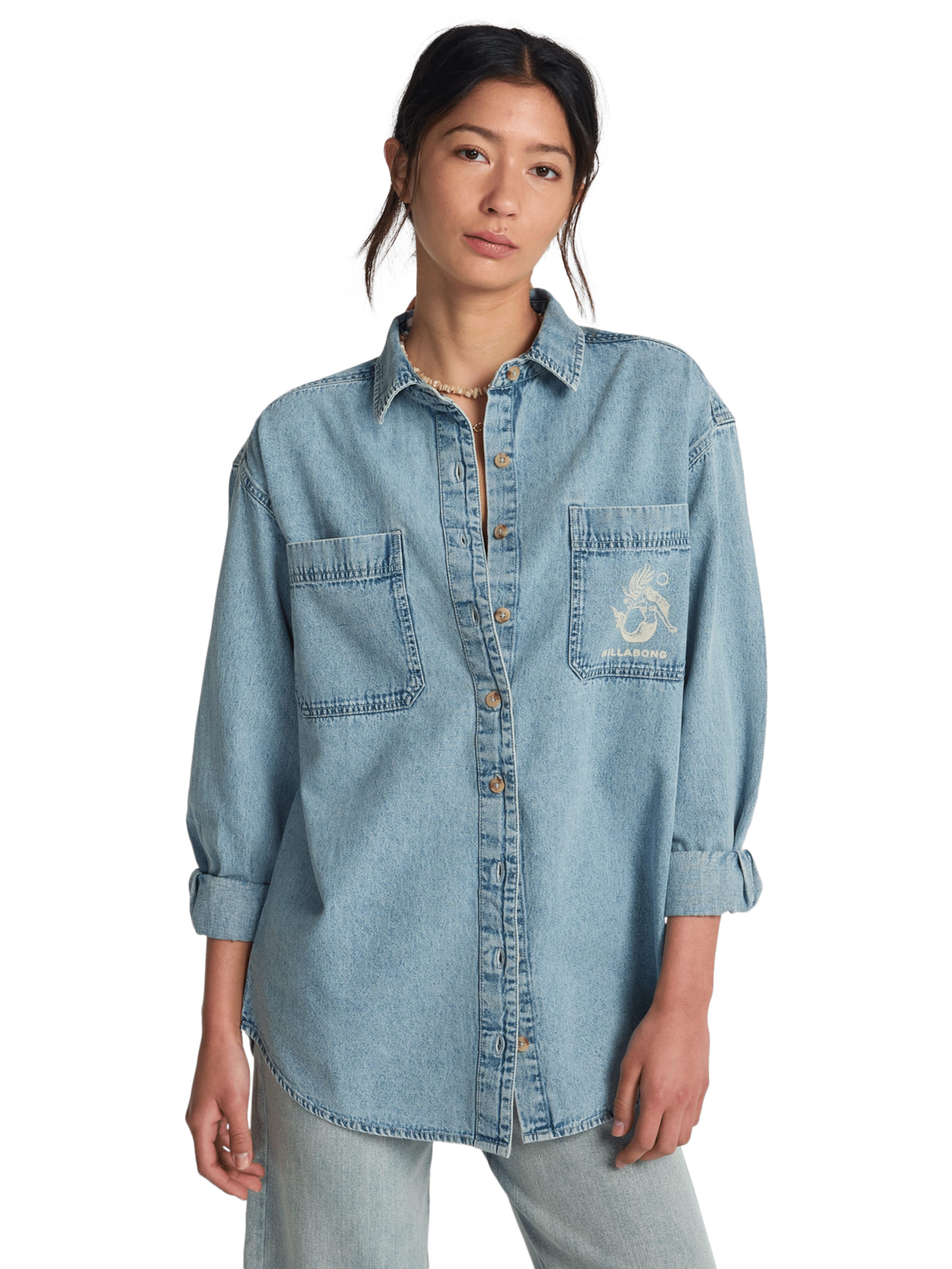 BILLABONG Blouse 'Down The Coast' in Blue