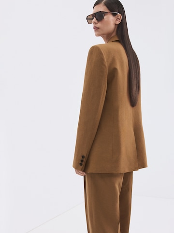 MANGO Blazer 'Texas' in Brown