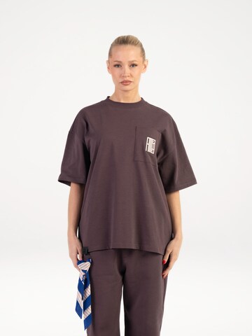 Alessandro Magno Shirt in Brown: front