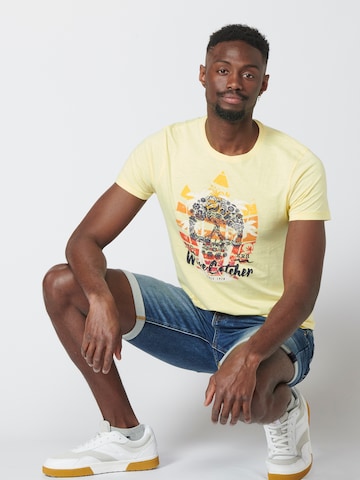 T-Shirt KOROSHI en jaune