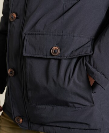 Superdry Winter Parka 'New Rookie' in Blue