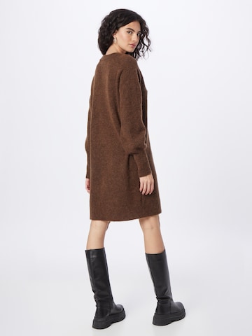 SELECTED FEMME Knitted dress 'LULU' in Brown