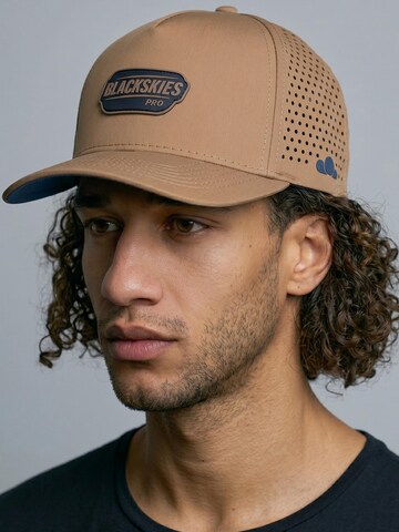 Blackskies Athletic Cap 'Pro Flow Sport Performance' in Brown: front