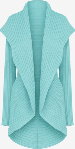 Süel knitwear Cardigan 'Round ribbed' i blå: forside