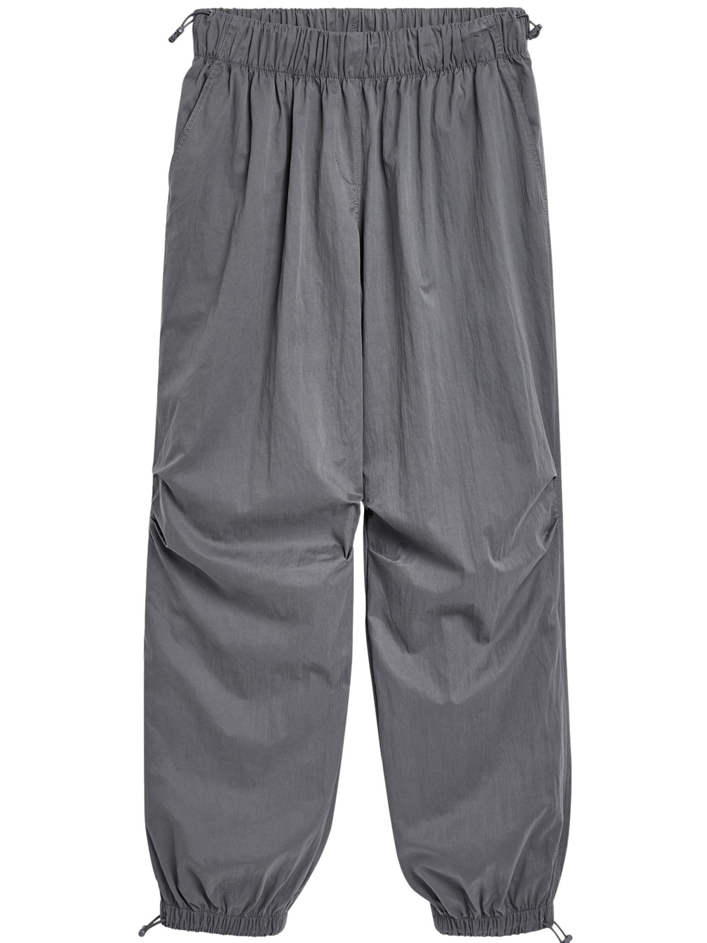 Next Loosefit Broek in Grijs: voorkant