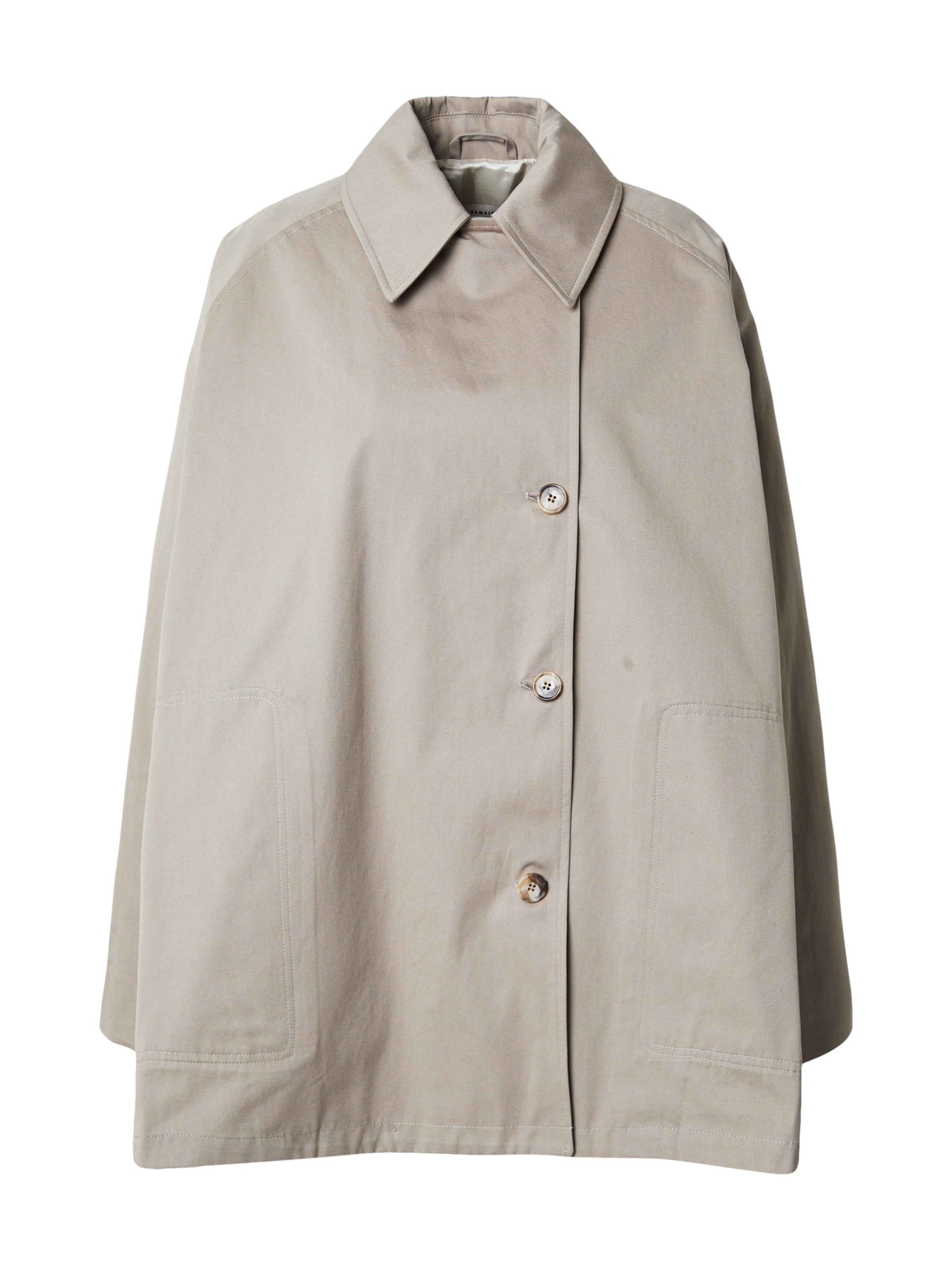 REMAIN Tussenmantel in Beige: voorkant
