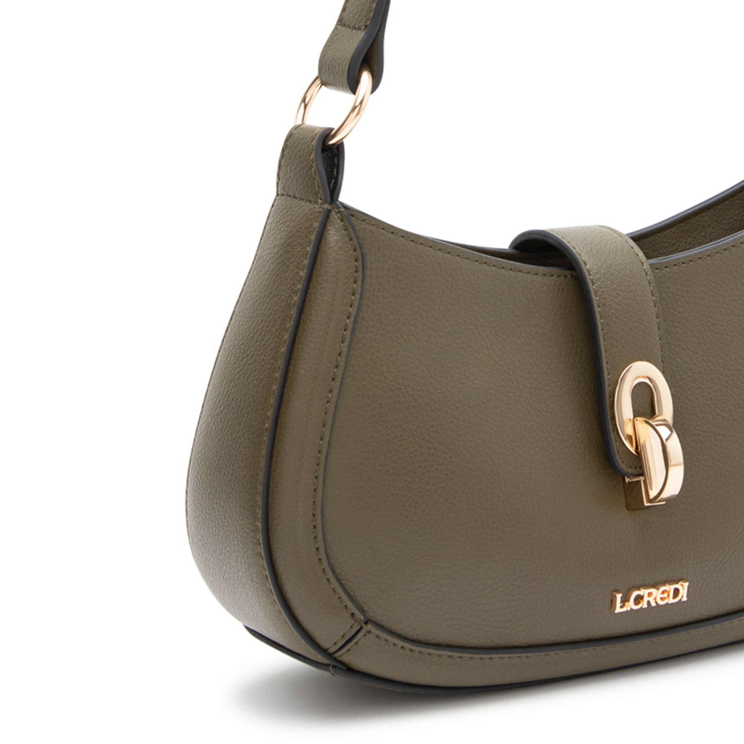 L.CREDI Schultertasche 'Petronella' in Grün