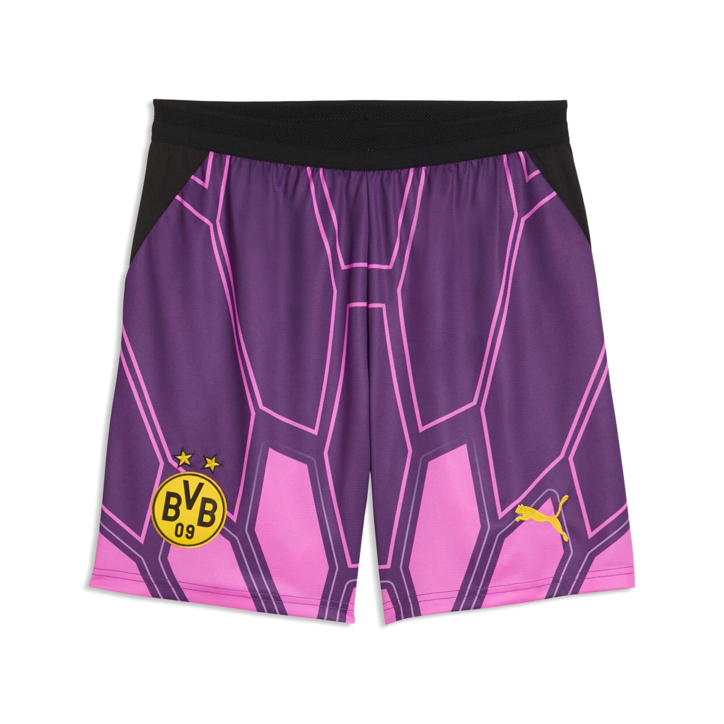 PUMA Sportbroek 'Borussia Dortmund 26/27' in Lila: voorkant