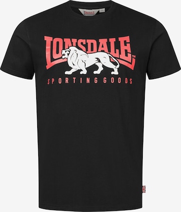 LONSDALE Paita 'Ervan' värissä musta: etupuoli