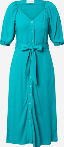 Closet London Платье-рубашка в Синий: спереди