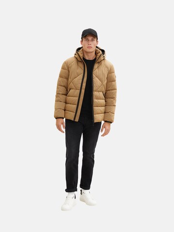 TOM TAILOR Winter Jacket in Brown